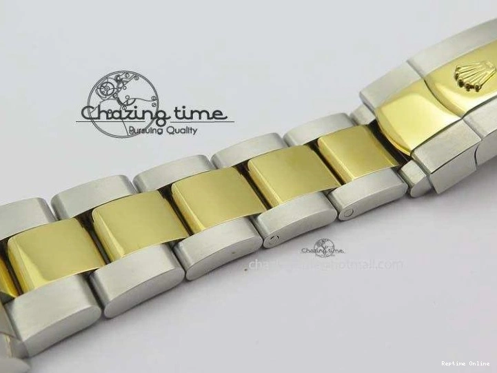 0213 AllSeason DateJust II 116333 SS YG 41mm EW Best Edition Black Dial Gold Roman Markers On SS Bracelet A 3826